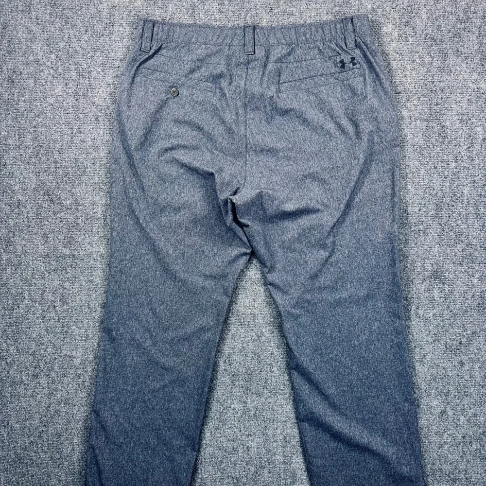 Under Armour Match Play Golf Woven Pants Men's 38x32 Grey Heather Stretch Casual